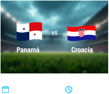 Partido 25 - Panama vs Croacia